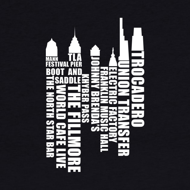 Music City Philadelphia - White by scornely